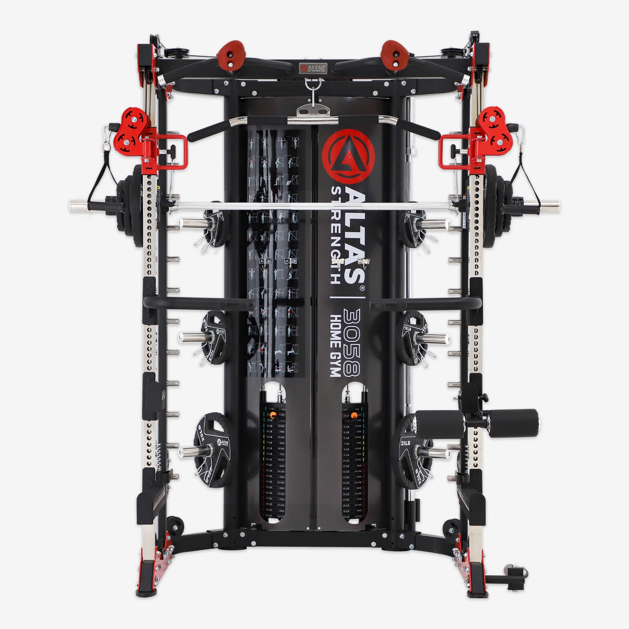Fully equipped AL-3058G with plates and accessories