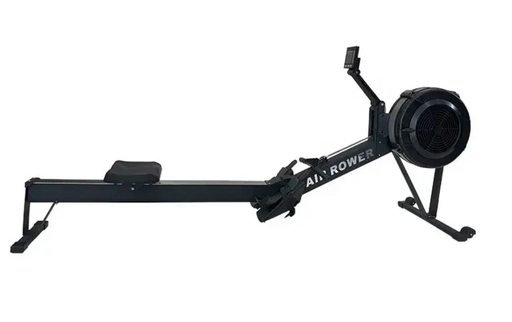 Rameur à air C2 Summum Fitness noir, vue de profil