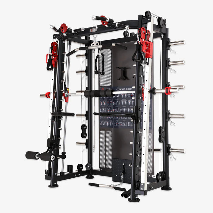 Station Smith machine sans pile de poids - Commercial léger - AL-3000Y (Ratio des poulies 2:1)